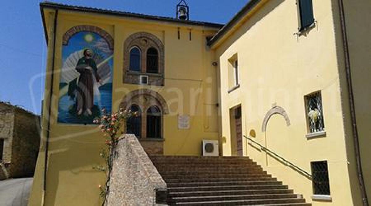 Scoperto il grande dipinto murale dedicato a Santo Amato di Saludecio -