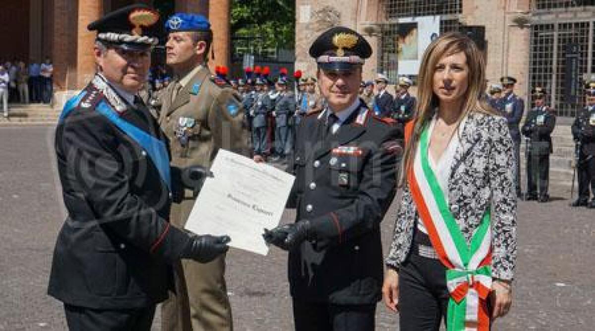 Coriano, il plauso del Comune al Maresciallo Liguori per la medaglia ricevuta il 2 giugno - 