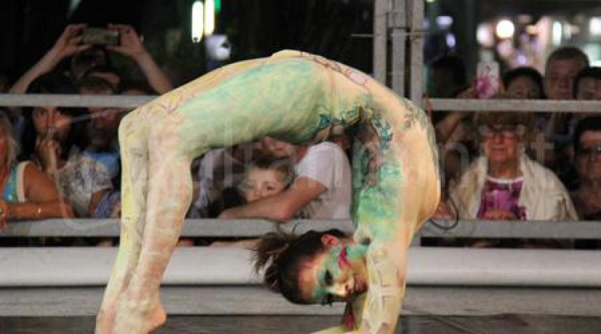 Foto: le modelle del body painting incantano (e scandalizzano) Riccione -