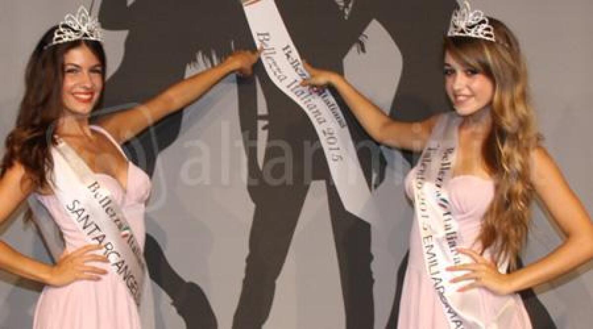 Foto: Santarcangelo incorona la 'bellezza italiana' della riccionese Sofia Bartoli - 