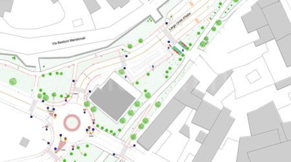 Rimini, cambia la viabilit&agrave; attorno al centro storico: nuova rotatoria su via Bramante - 