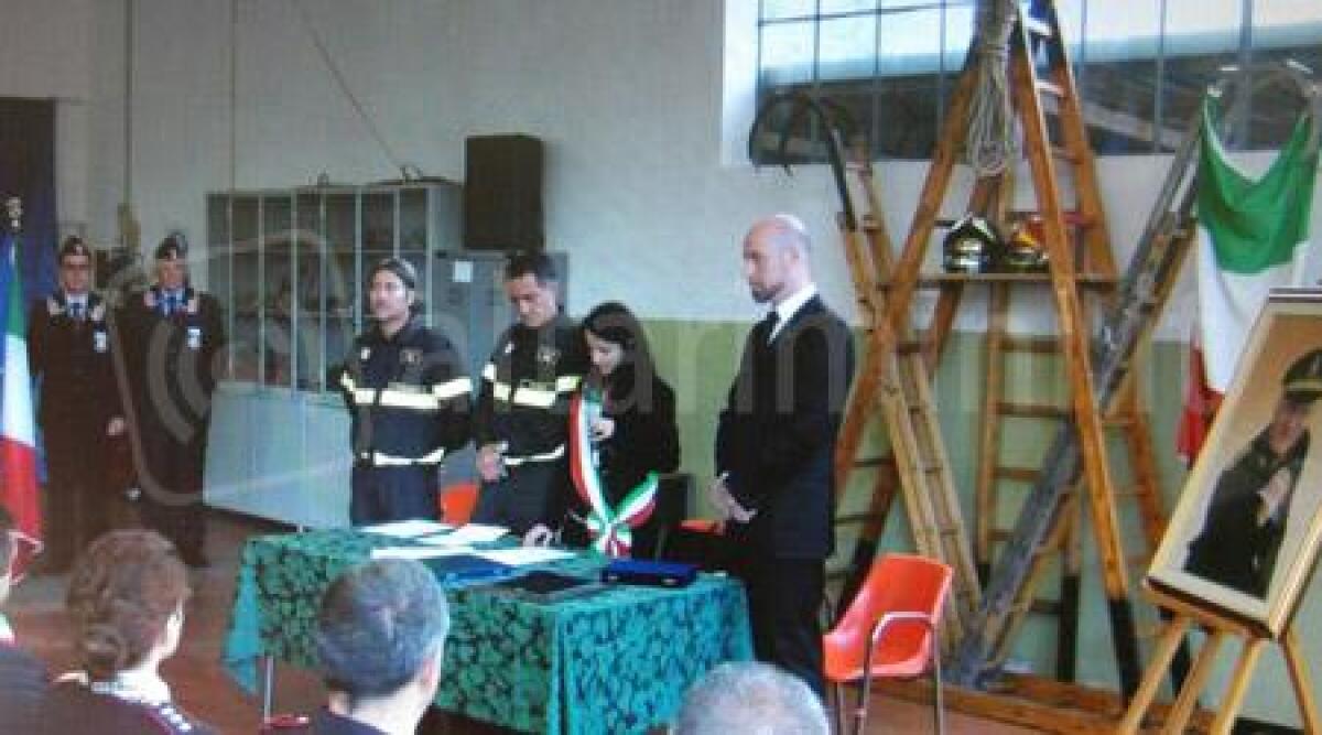 Cittadinanza benemerita a Francesco Tosi Beleffi alto dirigente Vigili del Fuoco - 