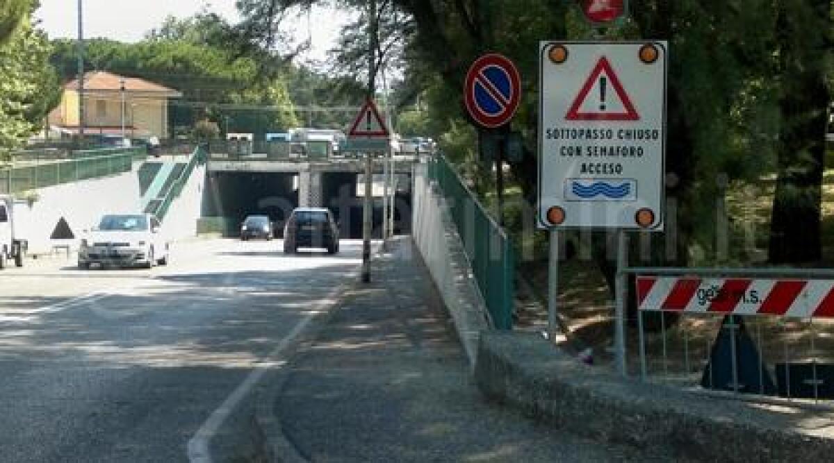 Riccione: in caso di alluvioni, semaforo via Da Verazzano dar&agrave; lo stop alle automobili - 