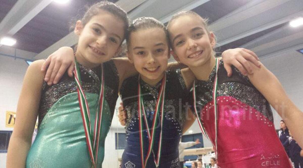 Primi impegni del 2016 per le giovani ginnaste della Polisportiva Celle di Rimini - 
