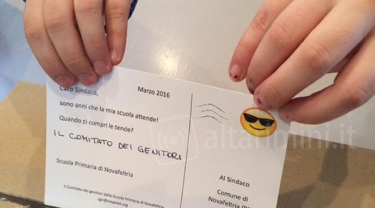A Novafeltria scuola senza tende: lezioni con le tapparelle abbassate e la luce accesa - 