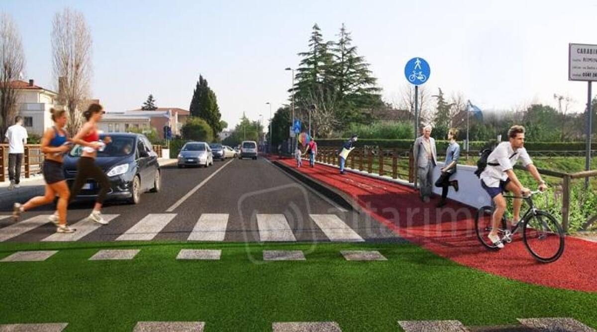 Via Marecchiese Rimini pi&ugrave; sicura per bici e pedoni, come sar&agrave; con la ciclabile. Lavori al via il 14 marzo - 