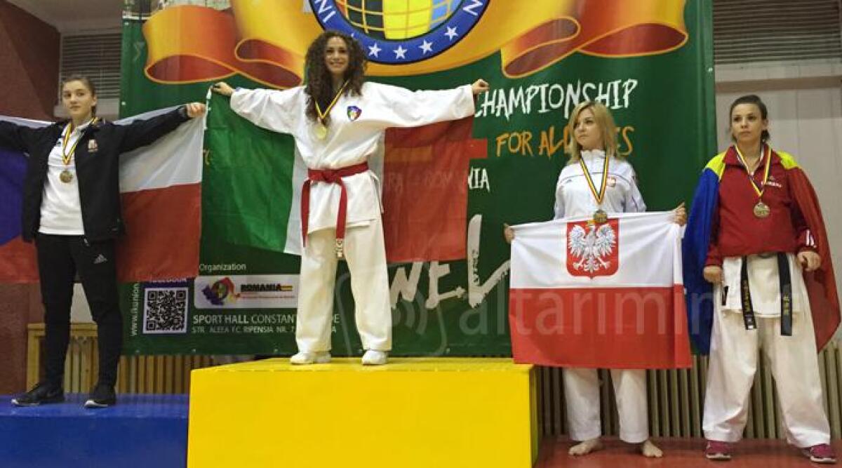 Karate, Francesca Casalboni non smette di stupire: campionessa europea all'esordio nelle Juniores -
