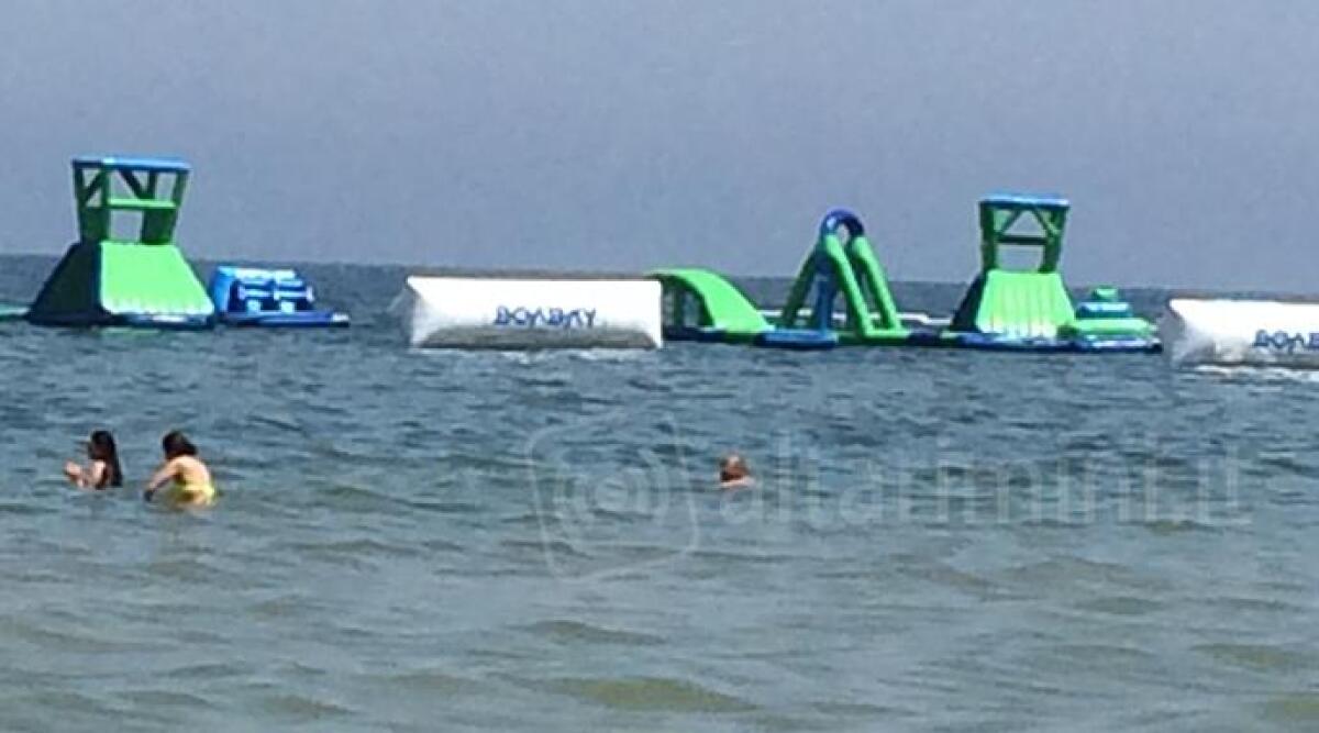 Nel mare di Rimini apre Boabay, il Parco Acquatico Galleggiante più grande del mondo -
