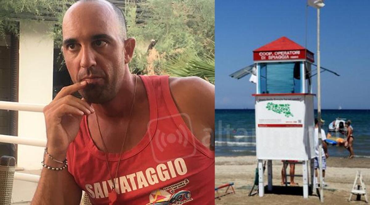 Colpito da infarto al bar della spiaggia: turista salvato in extremis dal bagnino di salvataggio - 