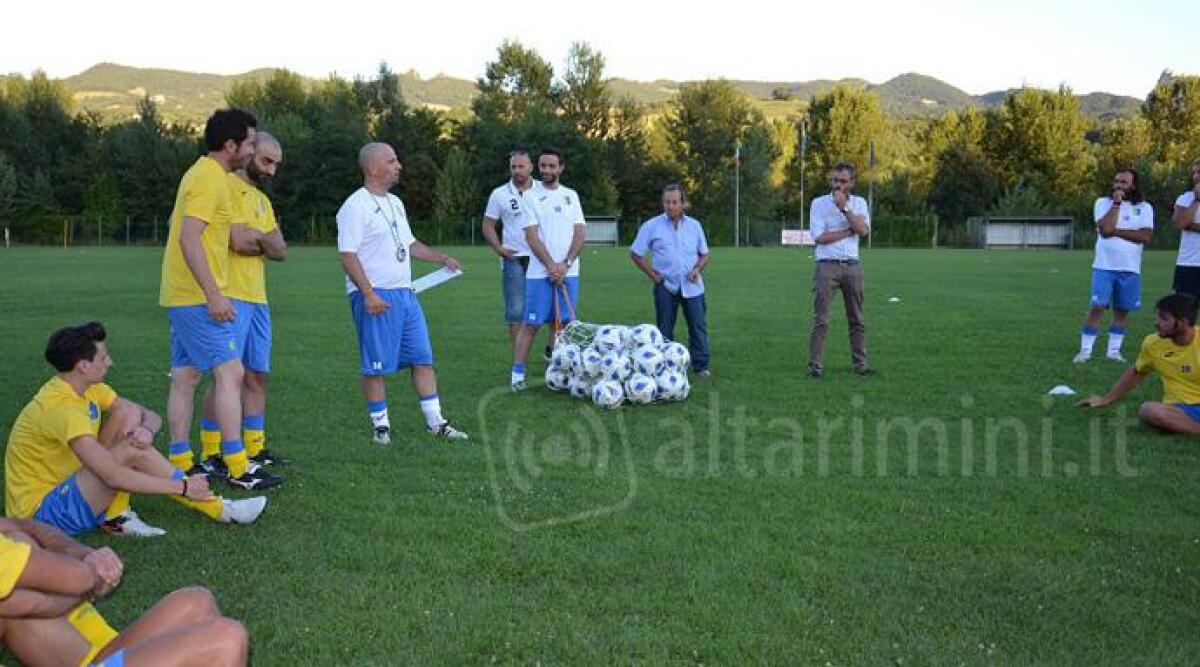 Calcio 1a Cat: il Novafeltria al via, Stefanelli la stella. La ROSA e il VIDEO del raduno -