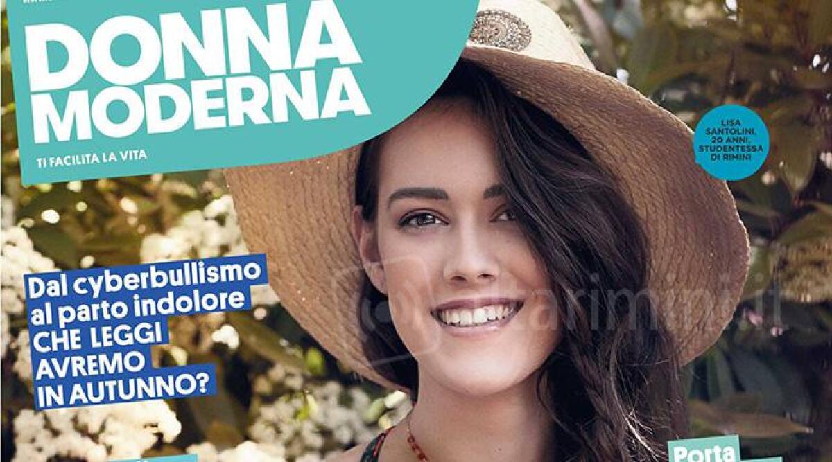E' una studentessa di Rimini la modella per un giorno della rivista di moda Donna Moderna - 