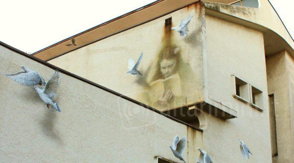 VIDEO. 'Soul of the Wall': l' opera dell'artista riminese Eron al Teatro Nuovo di Dogana di San Marino -