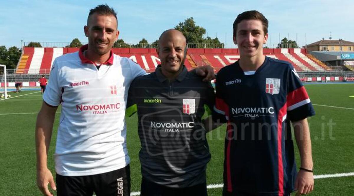 Rimini Calcio, FOTO delle maglie di riserva e da portiere con lo sponsor Novomatic - 