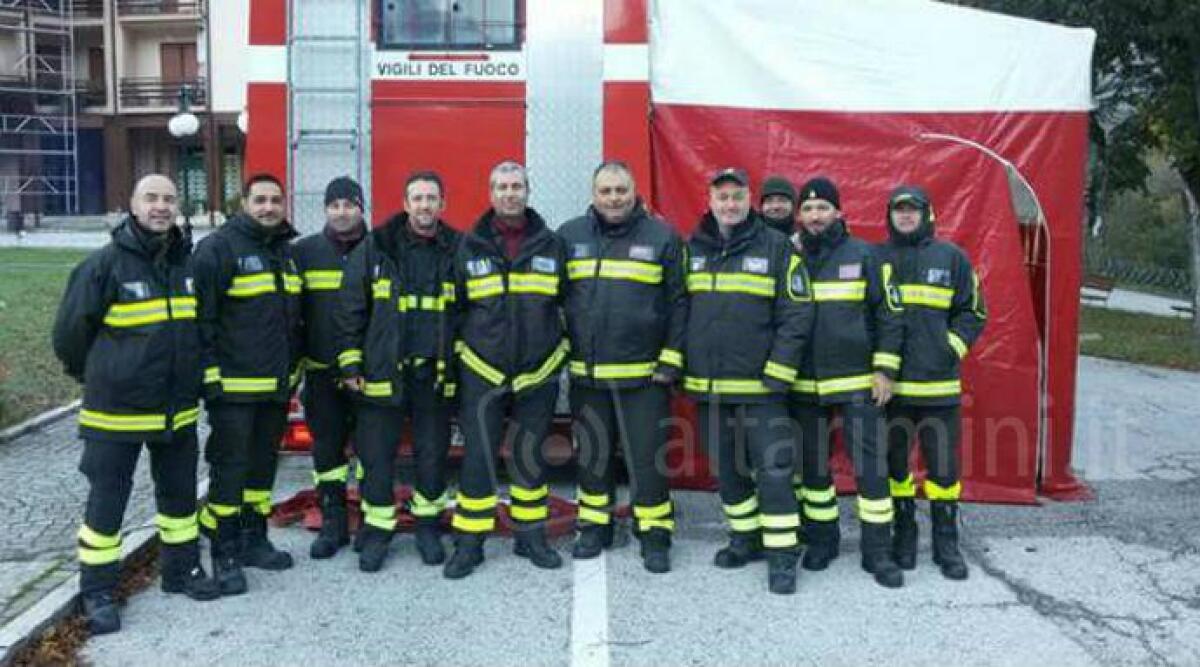 Terremoto, rientrati i Vigili del Fuoco di Rimini impegnati tra Camerino e Visso nei giorni del sisma - 