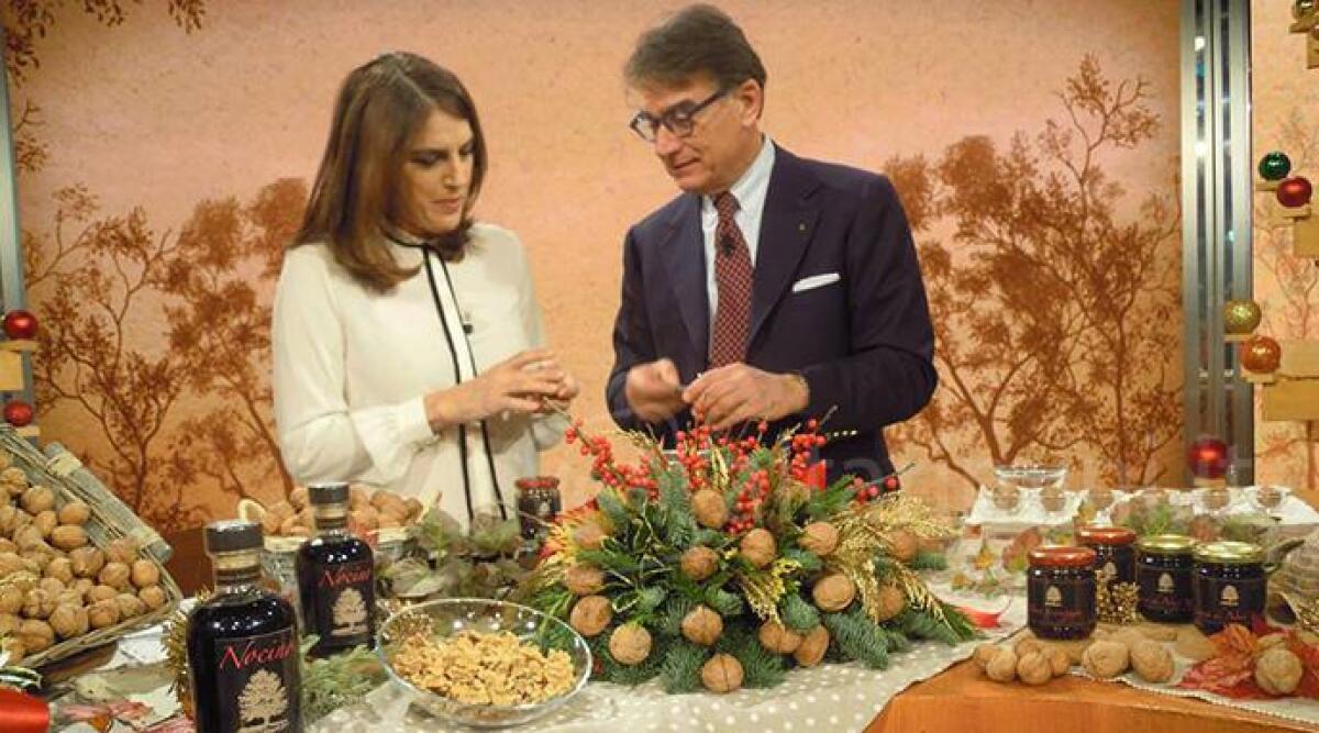 Imprenditore riminese Alessandro Annibali in Tv a Geo&amp;Geo, protagoniste le 'Noci di Romagna' - 