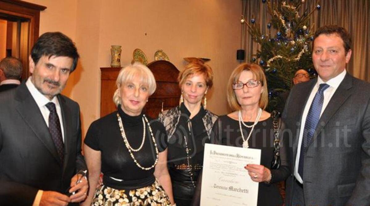 Terenzio Marchetti fondatore della marignanese MT srl nominato Cavaliere della Repubblica Italiana -