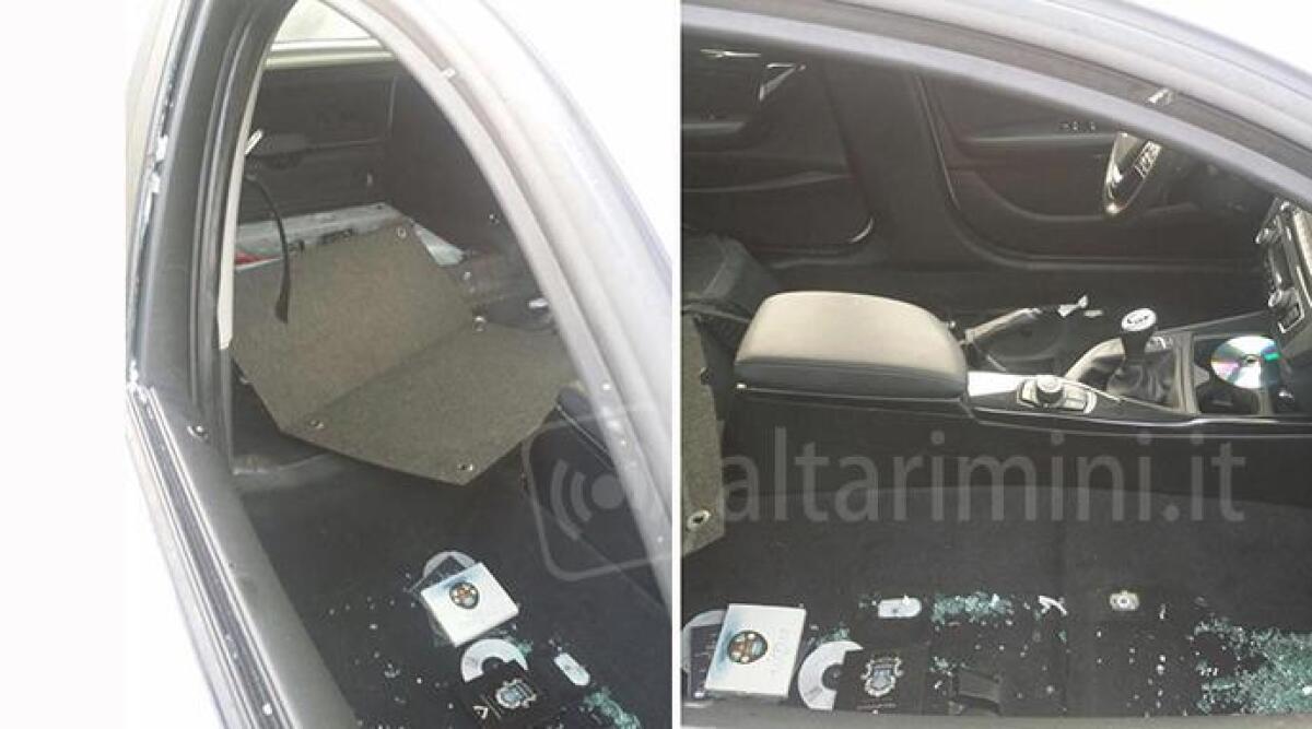 Gli rubano sedili e batteria della Bmw parcheggiata a Rimini, appello su facebook - 
