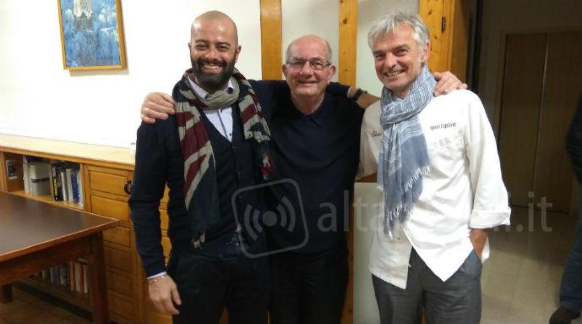 Rimini, cena speciale per gli ospiti della Papa Giovanni XXIII, in cucina chef Silver Succi -