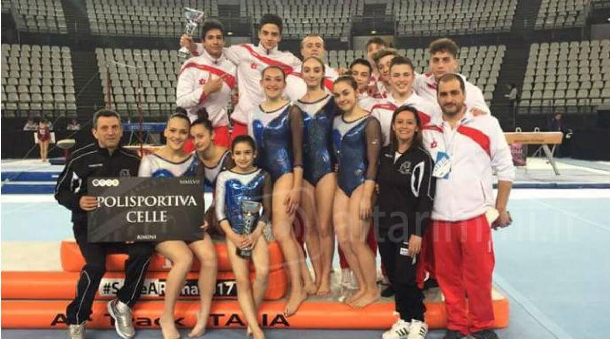 Rimini, ginnastica: medaglia di bronzo per gli atlteti della Polisportiva Celle alle nazionali di Roma - 