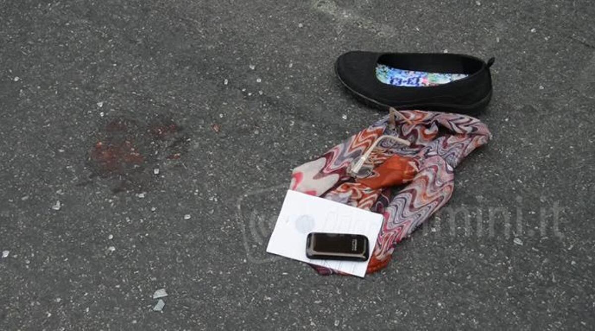 VIDEO: non ce l'ha fatta la donna investita martedì mattina in via Coletti a Rimini -