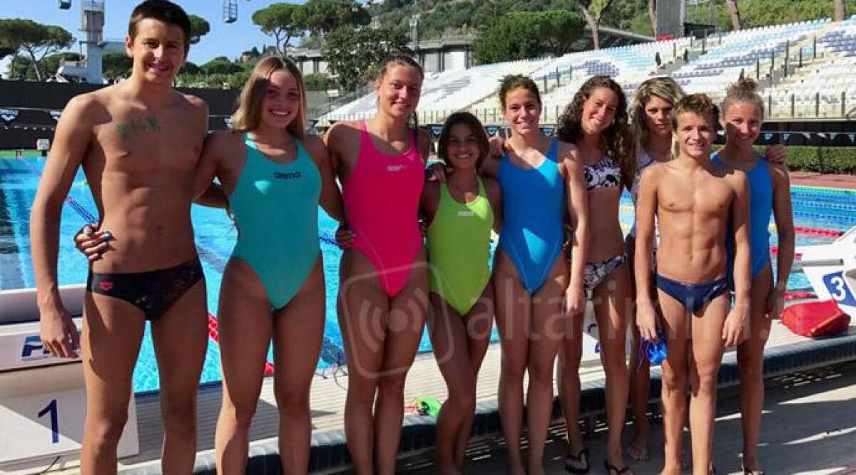 Nuoto, Campionati italiani di Categoria estivi a Roma: ottimi risultati per il Nuoto Riccione - 