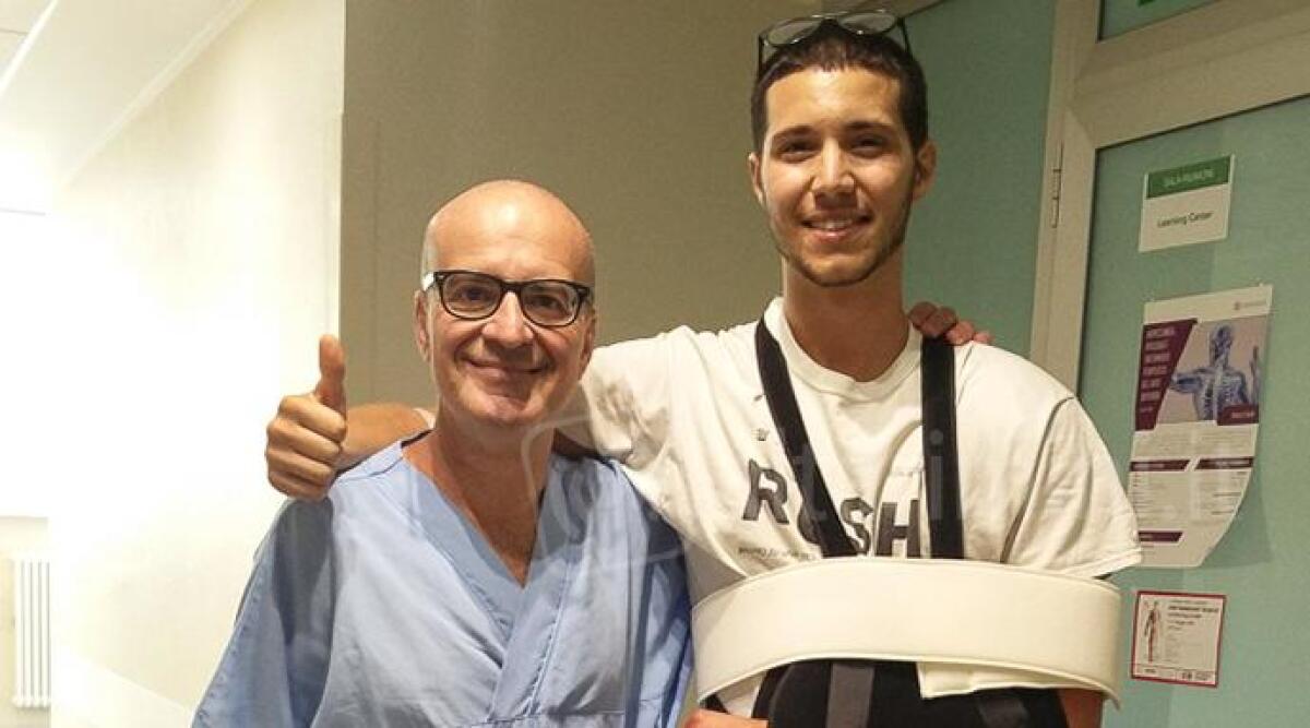 Campione del mondo riccionese di Flat Track operato con successo dal prof. Porcellini - 