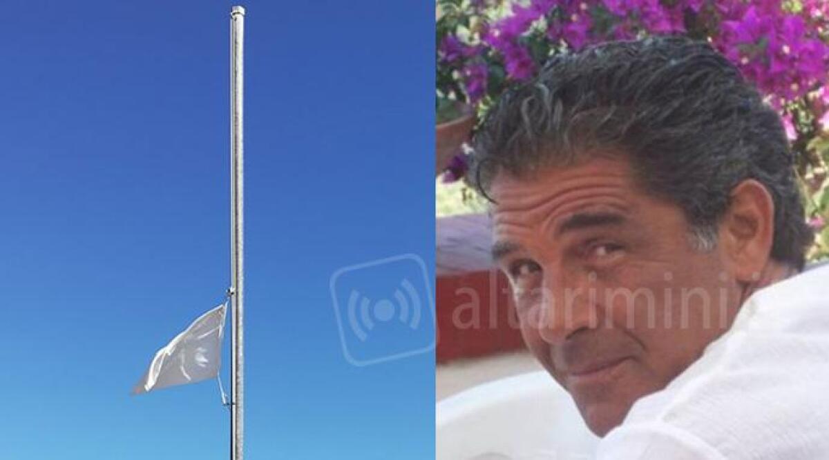 Tragedia a Fano, bandiere a mezz'asta a Rimini e Riccione per bagnino eroe morto dopo aver salvato una famiglia - 