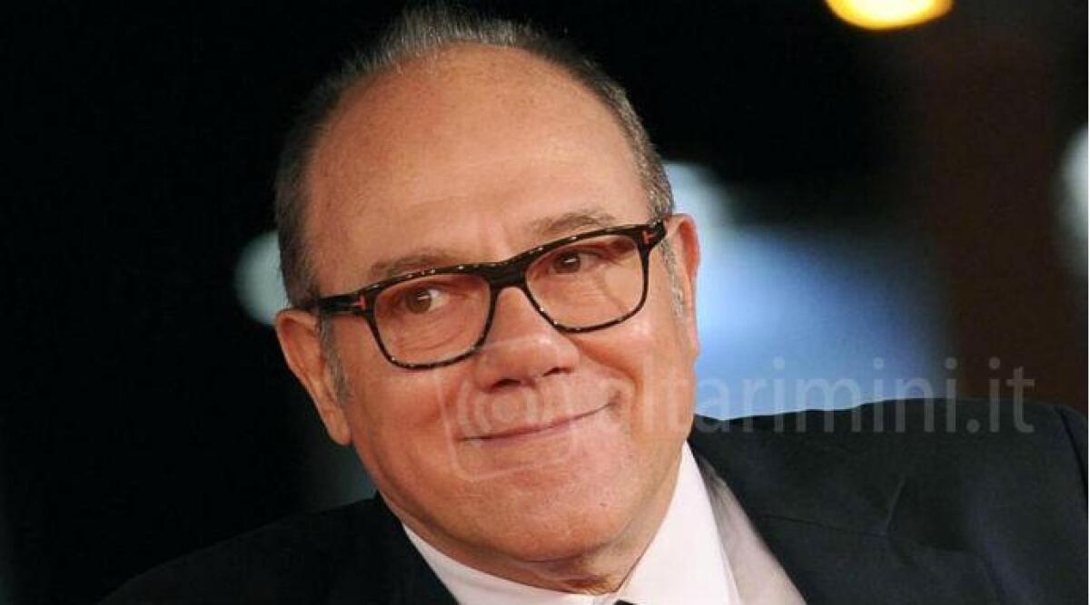 Carlo Verdone professore per un giorno, lezione all'universit&agrave; San Marino - 