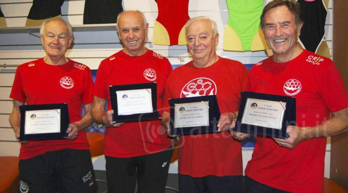 I 'nonni' record del Garden Rimini stupiscono con medaglie d'oro e un nuovo record italiano - 