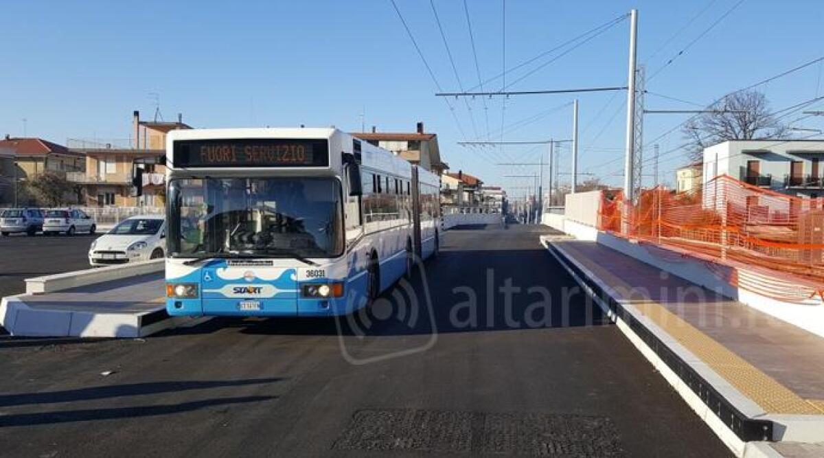 Prove di Trc, a Rimini test sul tracciato dell'opera che vuole rivoluzionare il trasporto pubblico -