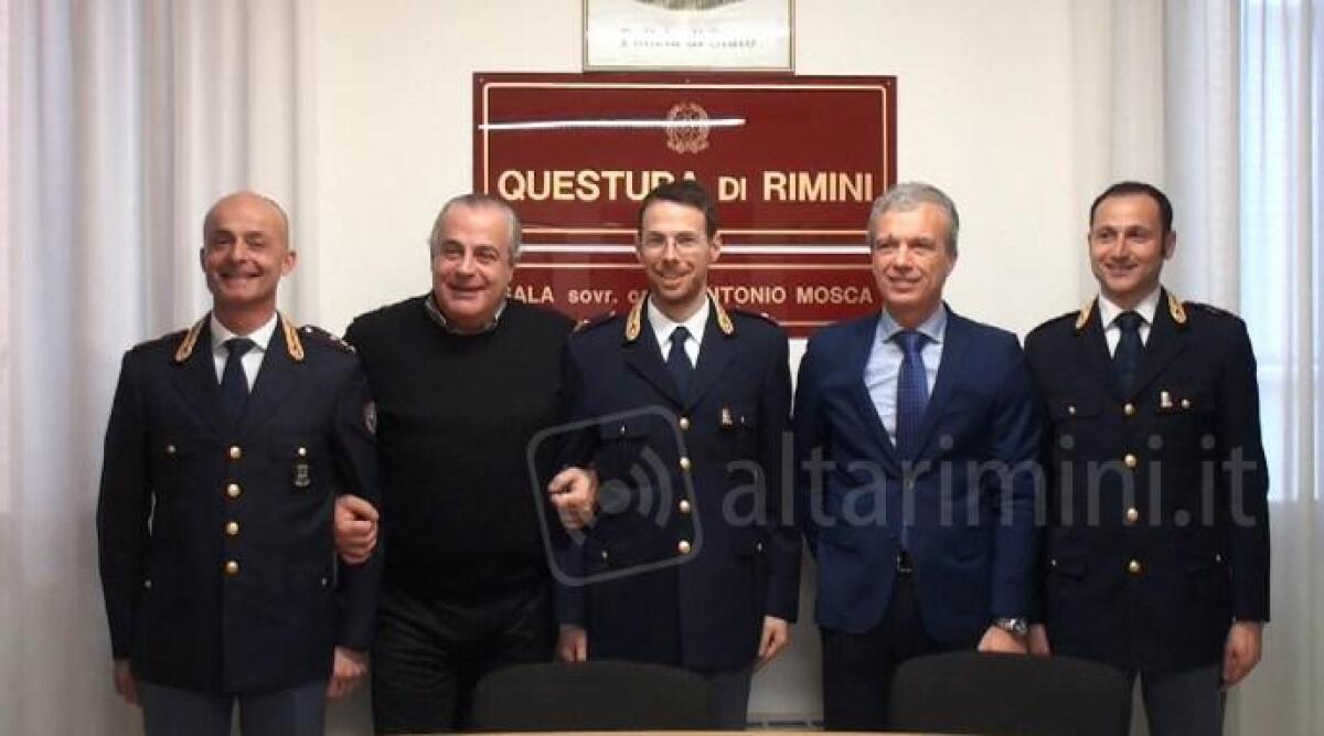 VIDEO: presentati i nuovi dirigenti in servizio in questura. Determinati e felici di essere a Rimini -