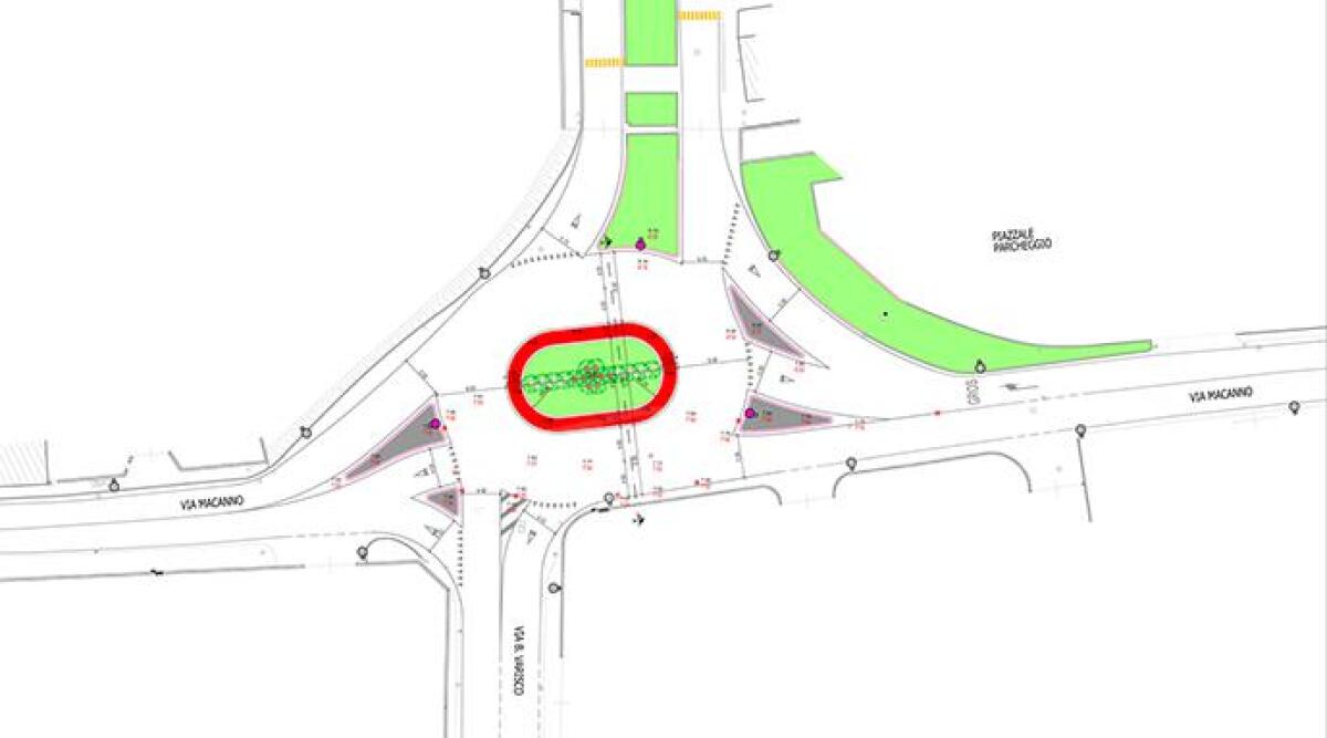 Rimini, rotatoria al posto dell'incrocio pericoloso nella zona del Centro Gros: 90 giorni di lavoro - 