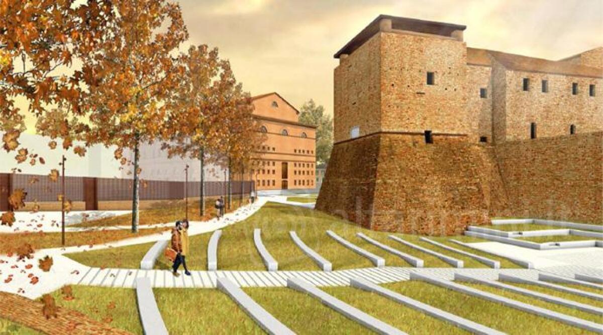 Al via lavori per il 'giardino del castello' in piazza Malatesta a Rimini, si concluderanno a fine estate -