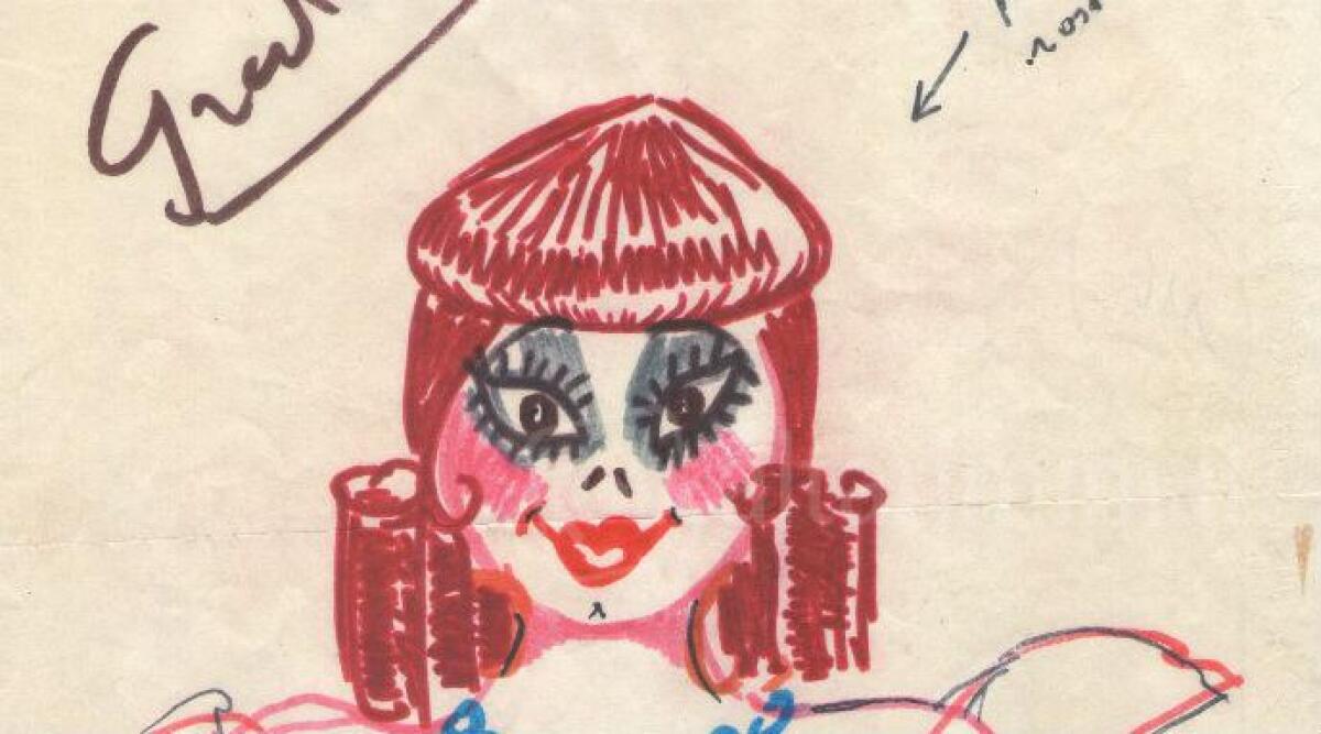 In mostra a Roma i disegni di Fellini custoditi dal suo truccatore storico Rino Carboni -