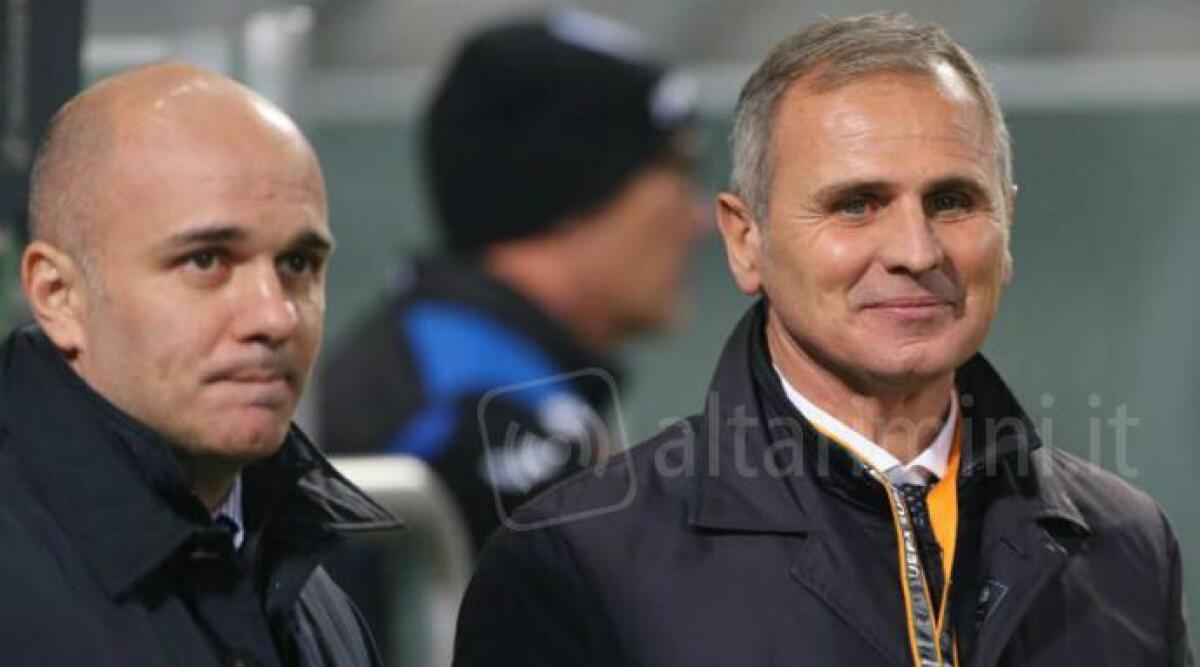 Il direttore sportivo dell'Atalanta Gabriele Zamagna e il club premiati venerdì all'hotel Mare Pineta -