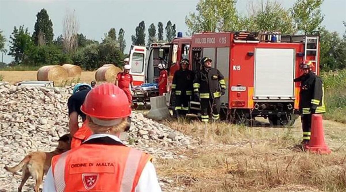 Crollo edificio per evento sismico, simulazione ed esercitazioni in emergenza - 