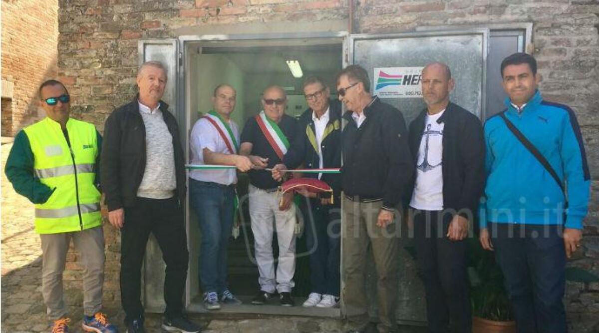 Inaugurato il serbatoio idrico di Saludecio, investimento di circa 100mila euro -