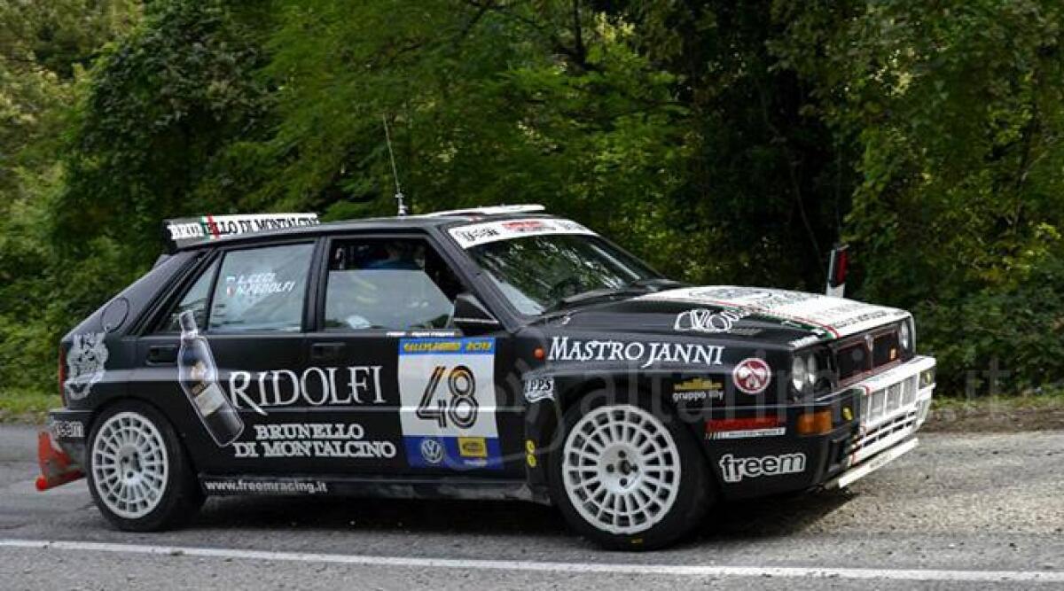 Fedolfi e Ceci suonano l&rsquo;ottava al Rally Legend con la Lancia Delta - 