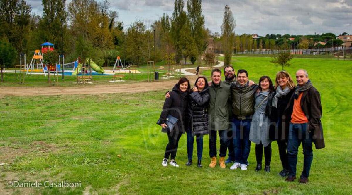 FOTO: inaugurato il parco degli olivetani a Riccione, nuovo spazio verde per la comunit&agrave; - 