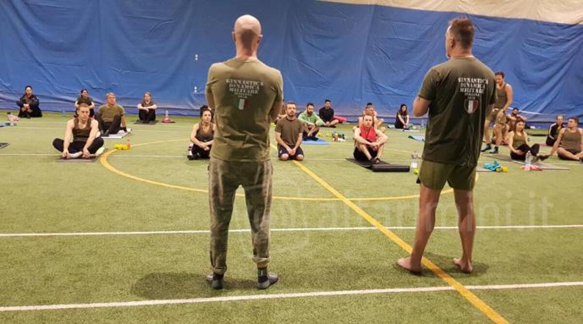 Ginnastica dinamica militare, 70 appassionati si riuniscono al centro sportivo di Villa Verucchio -