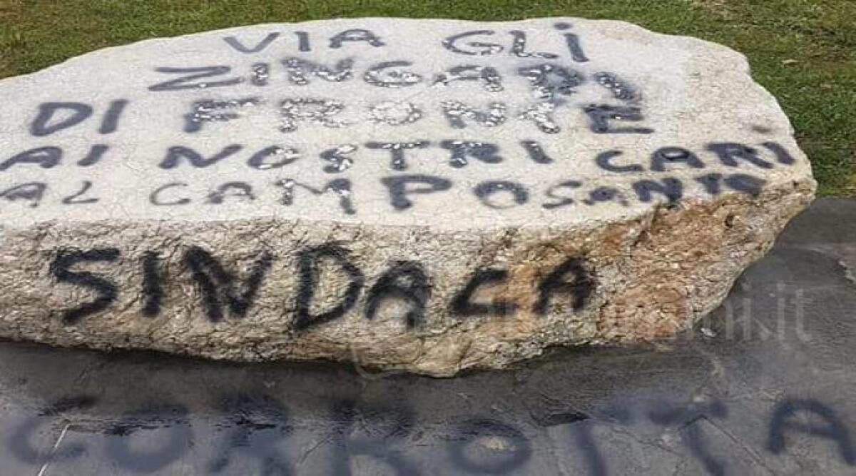 Santarcangelo, scritte offensive al sindaco Alice Parma al Parco della Fiera -