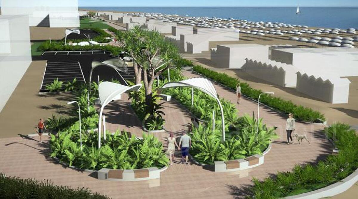 Il nuovo lungomare Goethe di Riccione, pi&ugrave; verde e arredi. Cambia volto anche viale Tasso - 