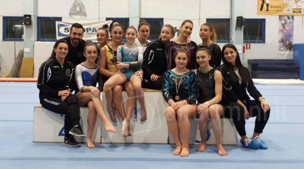 Ginnastica artistica femminile, buone prove della Polisportiva Celle tra Cesena e Medicina - 