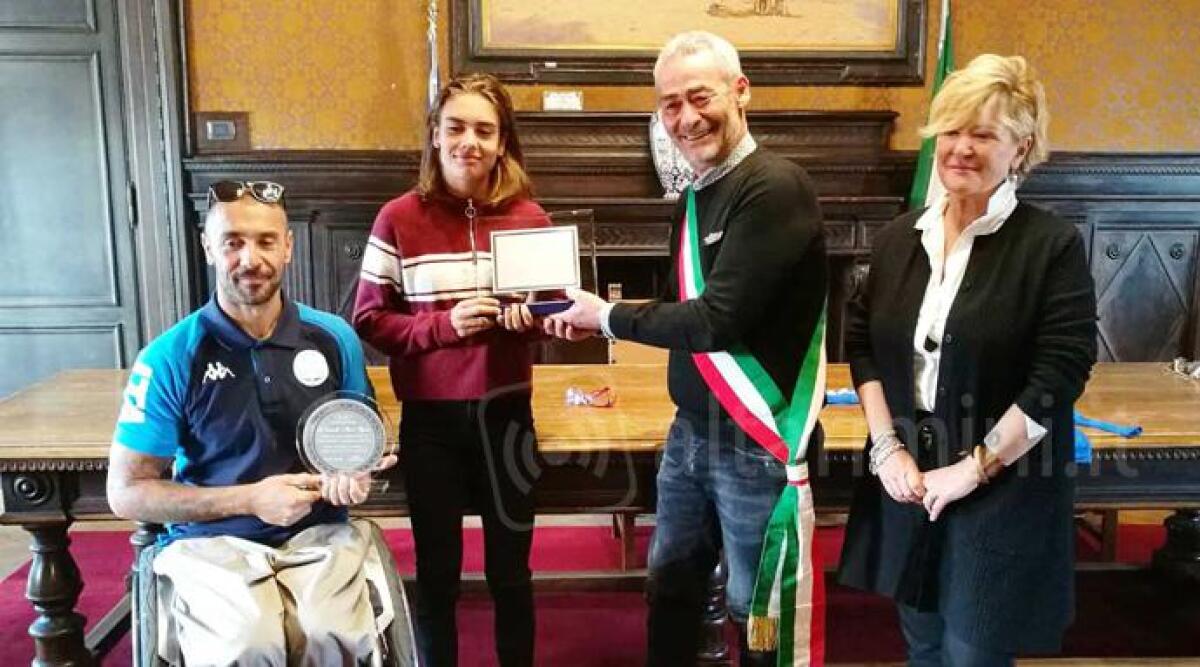 Cattolica in festa per Meme Pagnini e Claudia, padre e figlia medaglie d'oro ai mondiali -