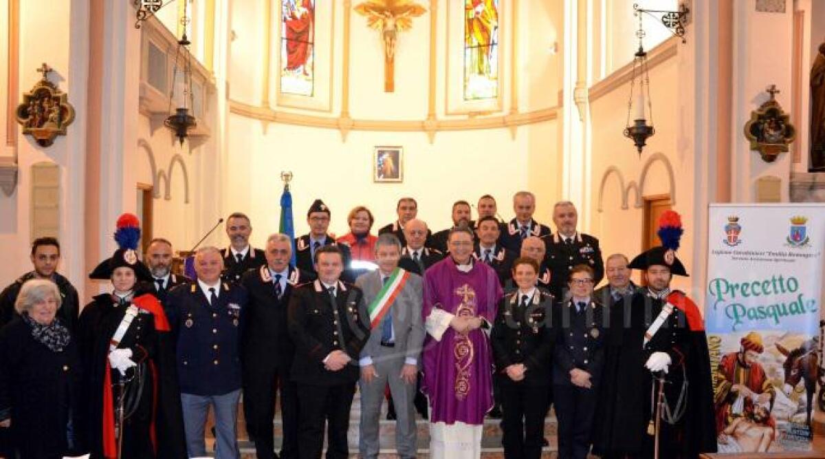 Il Cappellano militare incontra i Carabinieri della Compagnia di Novafeltria per il &lsquo;precetto pasquale&rsquo; in Valmarecchia - 