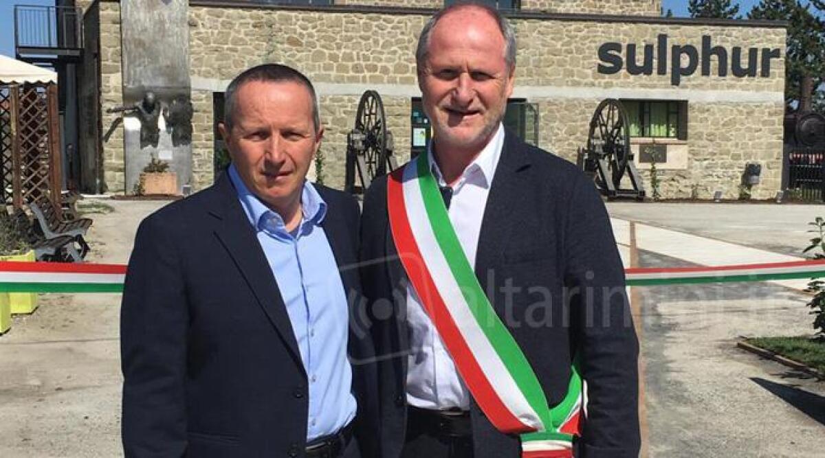 FOTO Nuovo ingresso e valorizzazione percorsi d'accesso per il museo Sulphur di Perticara -