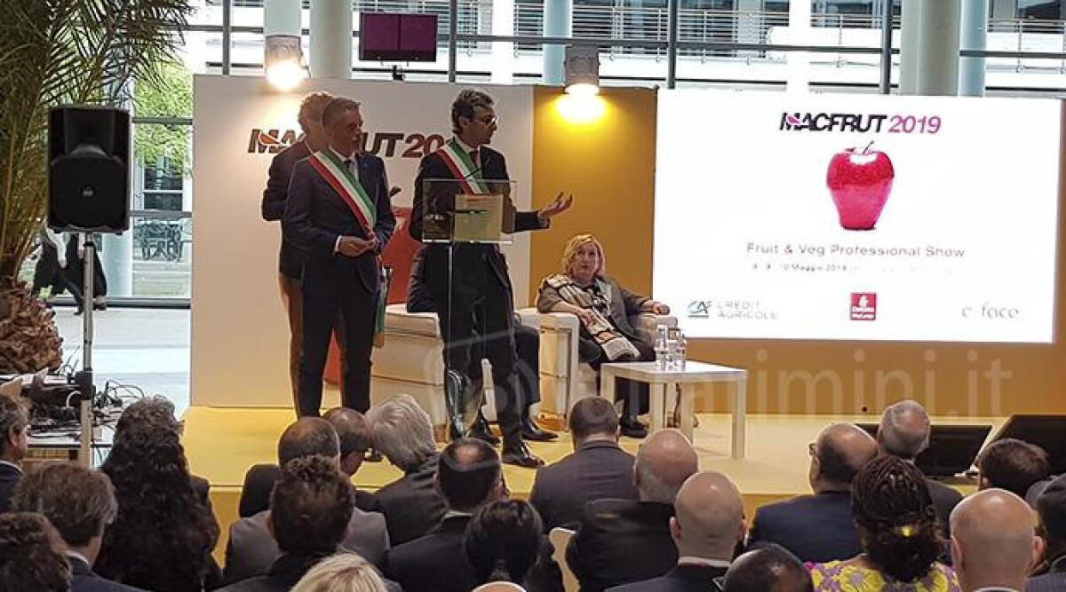 Inaugurato Macfrut, sindaco di Rimini: "Cibo e vino asset importanti dell'offerta turistica" - 