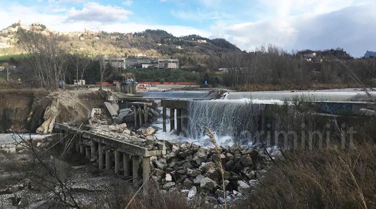 Briglia di Ponte Verucchio, il crollo era inevitabile: ecco perch&eacute;. La struttura era gi&agrave; rotta - 