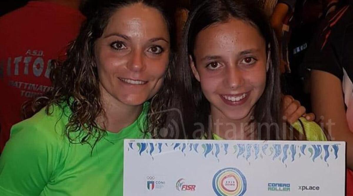 Oro e bronzo di Rebecca Azzetti del Roller Riccione ai campionati italiani freestyle -