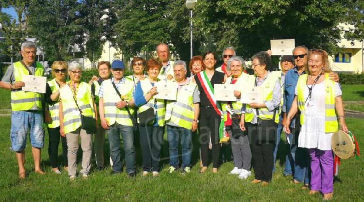 Comune di Verucchio premia i quattro fondatori del Piedibus -